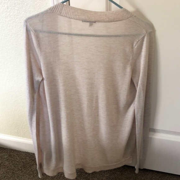 Natural colored cardigan with big buttons! - Picture 5 of 5